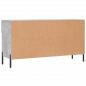 Preview: Schuhbank Betongrau 102x35x55 cm Holzwerkstoff