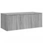 Preview: TV-Schrank Grau Sonoma 80x34x30 cm Holzwerkstoff