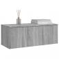 Preview: TV-Schrank Grau Sonoma 80x34x30 cm Holzwerkstoff