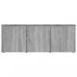 Preview: TV-Schrank Grau Sonoma 80x34x30 cm Holzwerkstoff