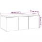 Preview: TV-Schrank Grau Sonoma 80x34x30 cm Holzwerkstoff