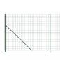 Preview: Maschendrahtzaun mit Bodenflansch Grün 1,6x25 m