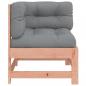 Preview: Ecksofa mit Kissen Massivholz Douglasie