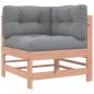 Preview: Ecksofa mit Kissen Massivholz Douglasie