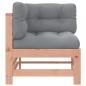 Preview: Ecksofa mit Kissen Massivholz Douglasie