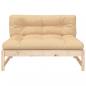 Preview: Mittelsofa 120x80 cm Massivholz Kiefer