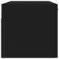 Preview: Wandschrank Schwarz 100x36,5x35 cm Holzwerkstoff