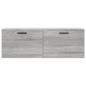 Preview: Wandschrank Grau Sonoma 100x36,5x35 cm Holzwerkstoff