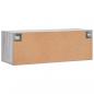 Preview: Wandschrank Grau Sonoma 100x36,5x35 cm Holzwerkstoff