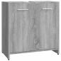 Preview: Badezimmerschrank Grau Sonoma 60x33x60 cm Holzwerkstoff