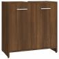 Preview: Badezimmerschrank Braun Eichen-Optik 60x33x60 cm Holzwerkstoff