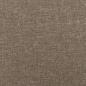 Preview: Kopfteil mit Ohren Taupe 93x23x78/88 cm Stoff