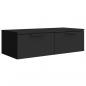 Preview: Wandschrank Schwarz 68x30x20 cm Holzwerkstoff