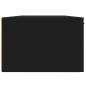 Preview: Wandschrank Schwarz 68x30x20 cm Holzwerkstoff