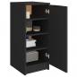 Preview: Schuhschrank Schwarz 30x35x70 cm Holzwerkstoff