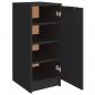 Preview: Schuhschrank Schwarz 30x35x70 cm Holzwerkstoff