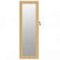 Preview: Schmuckschrank mit Spiegel Wandmontage 30x8,5x90 cm