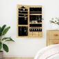 Preview: ARDEBO.de - Schmuckschrank mit Spiegel Wandmontage 37,5x10x90 cm