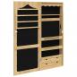 Preview: Schmuckschrank mit Spiegel Wandmontage 37,5x10x90 cm