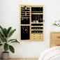 Preview: ARDEBO.de - Schmuckschrank mit Spiegel Wandmontage 37,5x10x106 cm