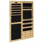 Preview: Schmuckschrank mit Spiegel Wandmontage 37,5x10x106 cm