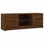 Preview: TV-Schrank Braun Eichen-Optik 102x30x37,5 cm Holzwerkstoff