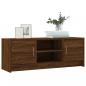 Preview: TV-Schrank Braun Eichen-Optik 102x30x37,5 cm Holzwerkstoff