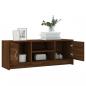 Preview: TV-Schrank Braun Eichen-Optik 102x30x37,5 cm Holzwerkstoff