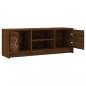 Preview: TV-Schrank Braun Eichen-Optik 102x30x37,5 cm Holzwerkstoff