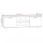 Preview: TV-Schrank Sonoma-Eiche 120x40,5x35 cm Holzwerkstoff