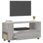 Preview: TV-Schrank Grau Sonoma 102x34,5x43 cm Holzwerkstoff