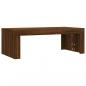 Preview: Couchtisch Braun Eichen-Optik 102x50x36 cm Holzwerkstoff