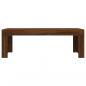 Preview: Couchtisch Braun Eichen-Optik 102x50x36 cm Holzwerkstoff