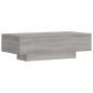 Preview: Couchtisch Grau Sonoma 100x49,5x31 cm Holzwerkstoff