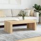 Preview: ARDEBO.de - Couchtisch Sonoma-Eiche 102x50x36 cm Holzwerkstoff