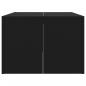 Preview: Couchtisch Schwarz 102x50x36 cm Holzwerkstoff