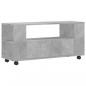 Preview: TV-Schrank Betongrau 102x34,5x43 cm Holzwerkstoff