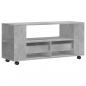 Preview: TV-Schrank Betongrau 102x34,5x43 cm Holzwerkstoff