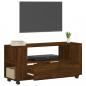 Preview: TV-Schrank Braun Eichen-Optik 102x34,5x43 cm Holzwerkstoff