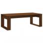 Preview: Couchtisch Braun Eichen-Optik 102x50x35 cm Holzwerkstoff