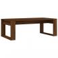 Preview: Couchtisch Braun Eichen-Optik 102x50x35 cm Holzwerkstoff