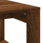 Preview: Couchtisch Braun Eichen-Optik 102x50x35 cm Holzwerkstoff