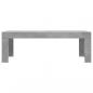 Preview: Couchtisch Betongrau 102x50x36 cm Holzwerkstoff