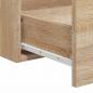 Preview: Badschrank mit Spiegel Sonoma-Eiche Holzwerkstoff