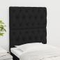 Preview: ARDEBO.de - Kopfteile 2 Stk. Schwarz 80x7x78/88 cm Stoff