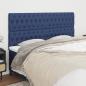 Preview: ARDEBO.de - Kopfteile 4 Stk. Blau 100x7x78/88 cm Stoff