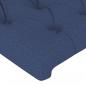 Preview: Kopfteile 4 Stk. Blau 100x7x78/88 cm Stoff