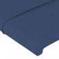 Preview: Kopfteil mit Ohren Blau 93x23x118/128 cm Stoff