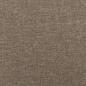 Preview: Bettgestell mit Kopfteil Taupe 200x200 cm Stoff