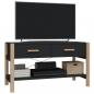 Preview: TV-Schrank Schwarz 82x38x45 cm Holzwerkstoff